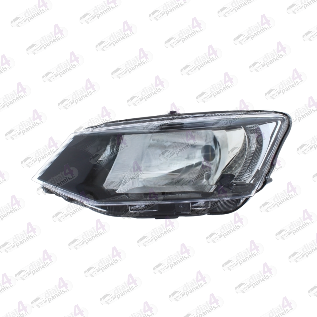 SKODA FABIA 2014-2018 HEADLAMP CHROME LEFT 6V2941015C - 6V2941015