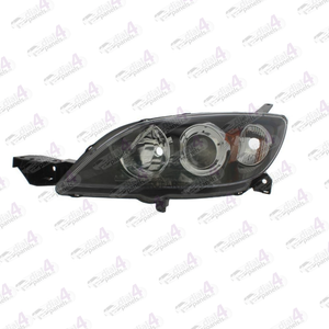 MAZDA 3 2004-2009 HEADLAMP BLACK LEFT BN8V510L0C - BP5E510L0F - BN8V510L0A - BN8V510L0D - BN8V510L0E