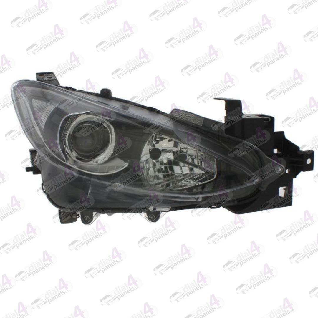 MAZDA 3 2013-2019 HEADLAMP BLACK RIGHT BGT4510L0A - BHR1510L0 - BHR1510L0A