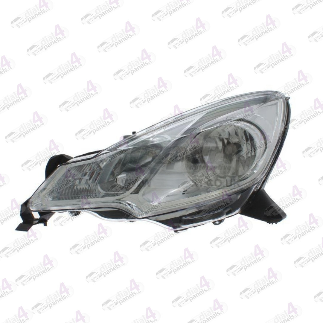 CITROEN DS3 2010-2011 HEADLAMP CHROME DARK GREY CENTRAL STRIP LEFT 1606932080 - 6208Y1