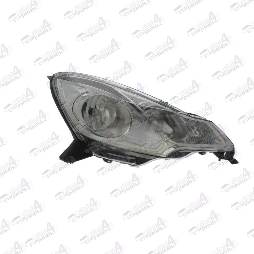 CITROEN C3 2013-2016 HEADLAMP CHROME DARK GREY STRIP RIGHT 1606931880 - 6206Y1