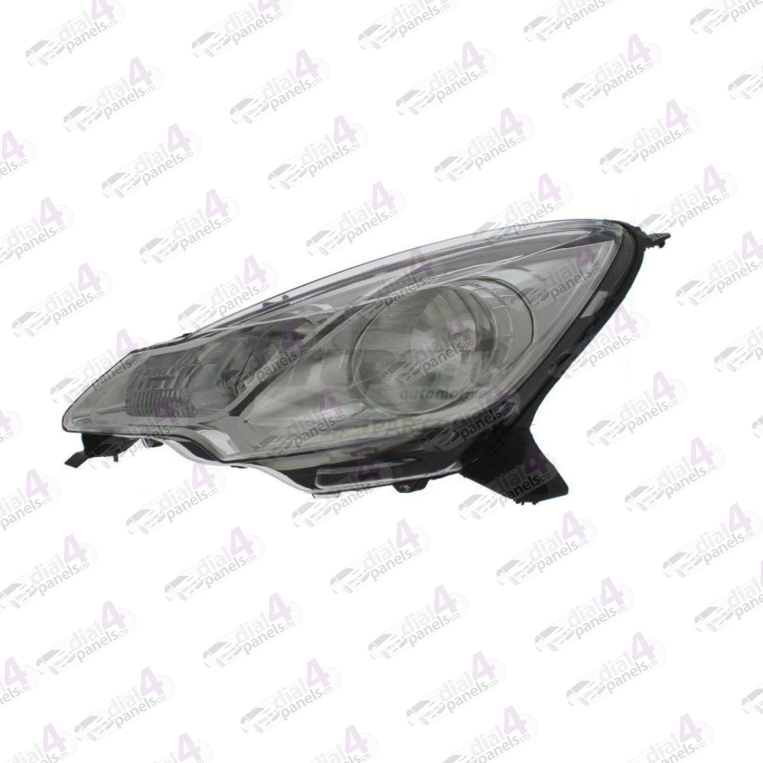 CITROEN C3 2013-2016 HEADLAMP CHROME DARK GREY STRIP LEFT 1606932080 - 6208Y1