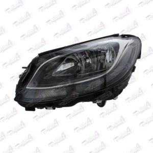 MERCEDES C CLASS 2014-2018 HEADLAMP BLACK LED DRL LEFT 2058200761 - 2059066702 - A2058200761 - A2059066702