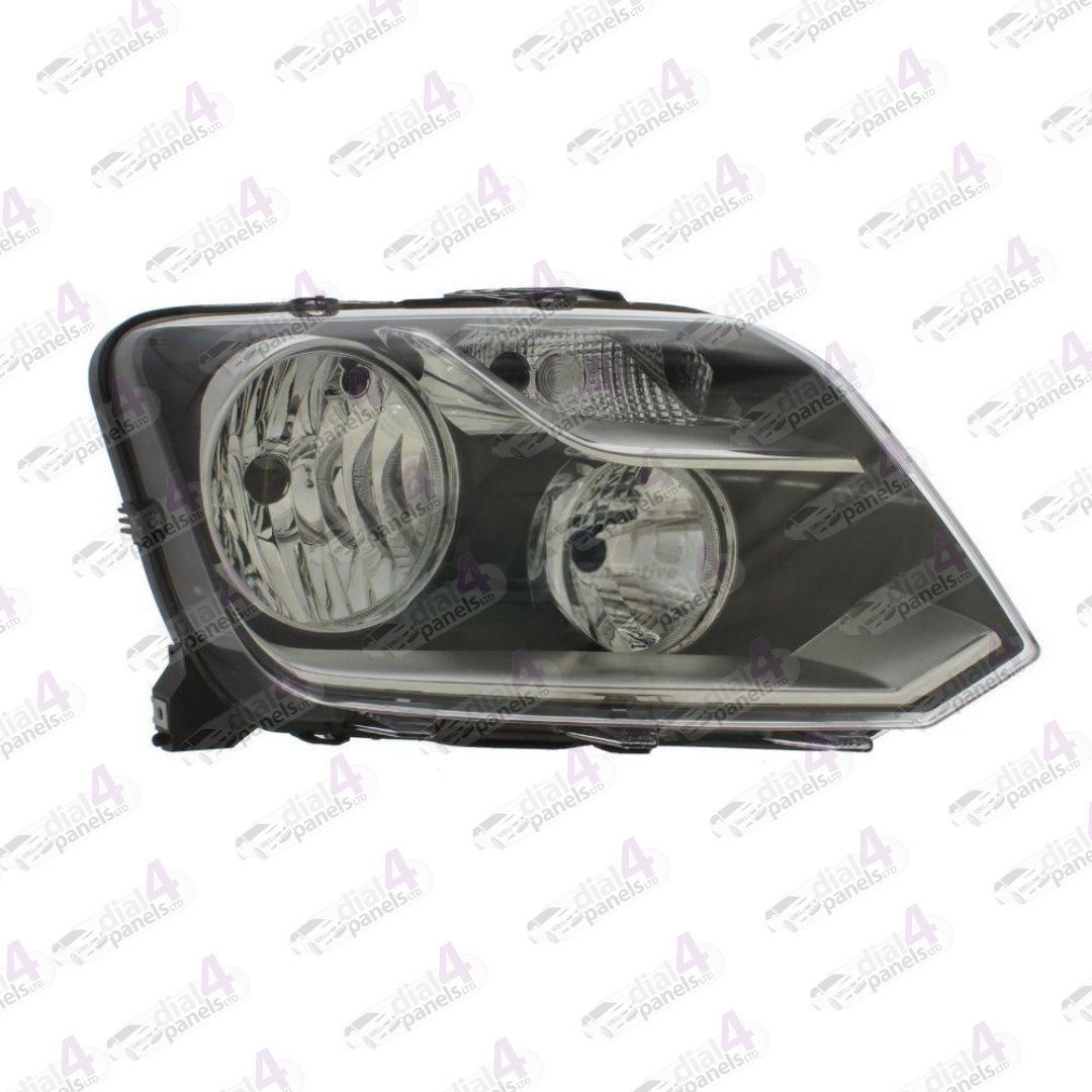 VOLKSWAGEN AMEROK 2011-2018 HEADLAMP BLACK RIGHT 2H2941016H - 2H2941016G - 2H2941016L