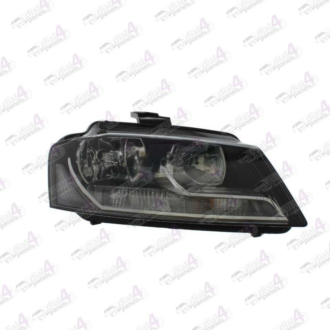 AUDI A3 2009-2012 HEADLAMP BLACK RIGHT 8P0941004AJ - 8P0941004AK - 8P0941004BB - 8P0941004BC - 8P0941004BL