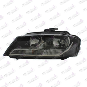 AUDI A3 2009-2012 HEADLAMP BLACK LEFT 8P0941003AJ - 8P0941003AK - 8P0941003BB - 8P0941003BC - 8P0941003BL