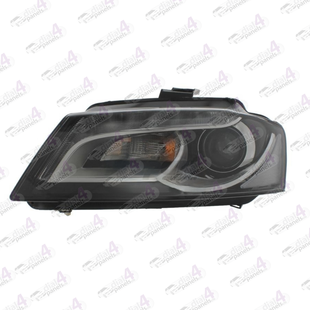 AUDI A3 2009-2012 HEADLAMP XENON BLACK LED DRL LEFT 8P0941029AN - 8P0941029BF