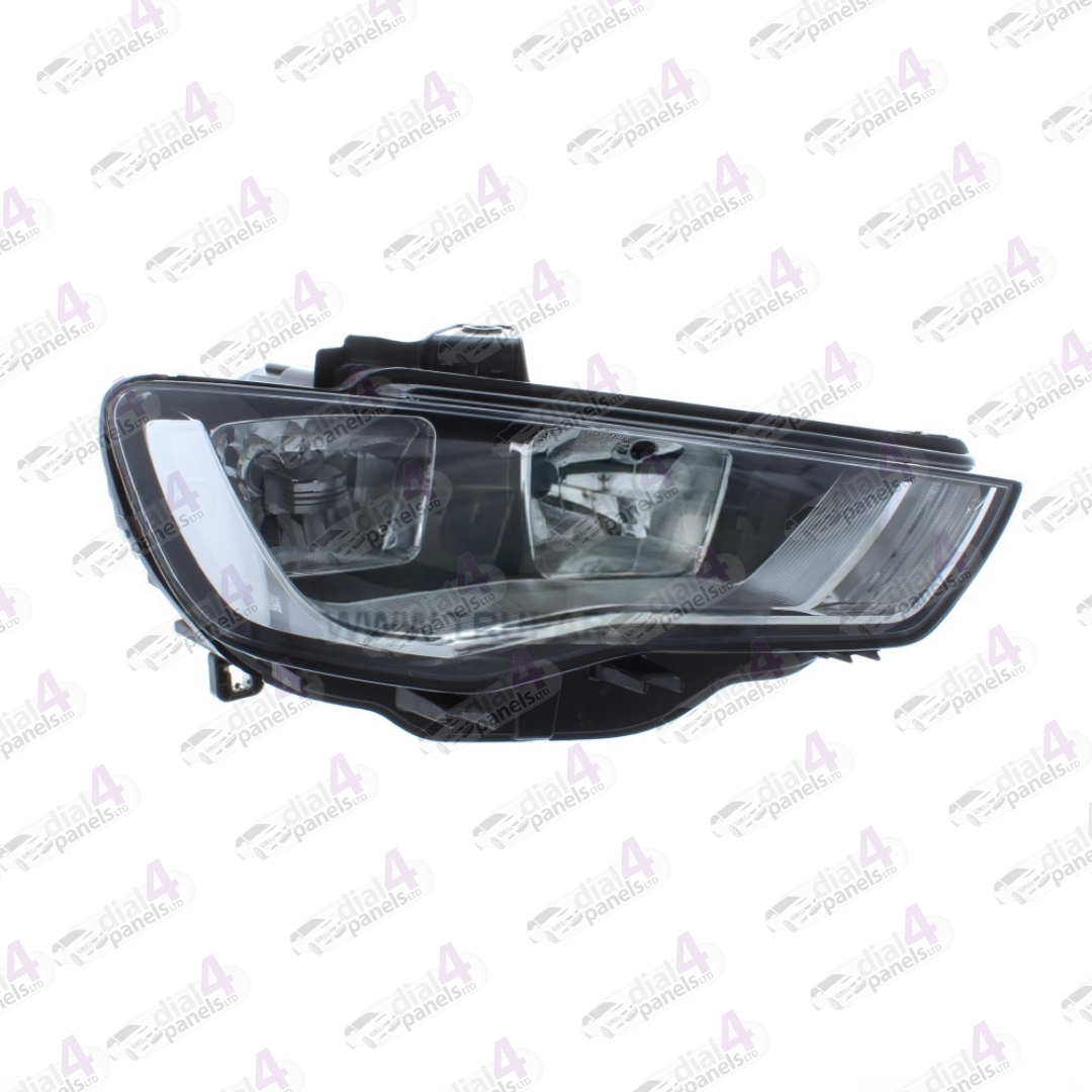 AUDI A3 2013-2016 HEADLAMP BLACK RIGHT 8V0941004A