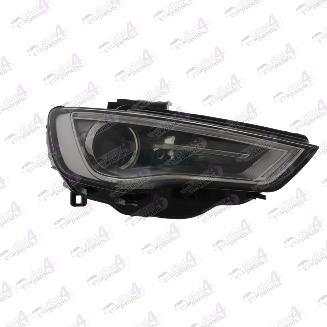 AUDI A3 2013-2016 HEADLAMP BI XENON BLACK LED DRL RIGHT 8V0941005D - 8V0941044D