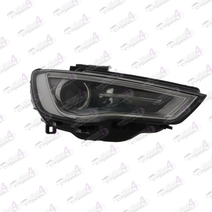 AUDI A3 2013-2016 HEADLAMP BI XENON BLACK LED DRL RIGHT 8V0941005D - 8V0941044D