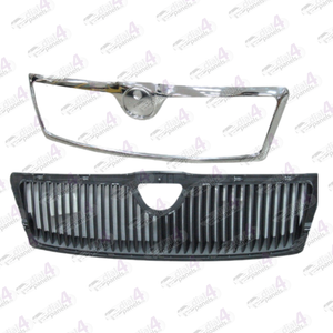 SKODA OCTAVIA 2004-2009 FRONT GRILLE WITH CHROME FRAME IZ0853668B41