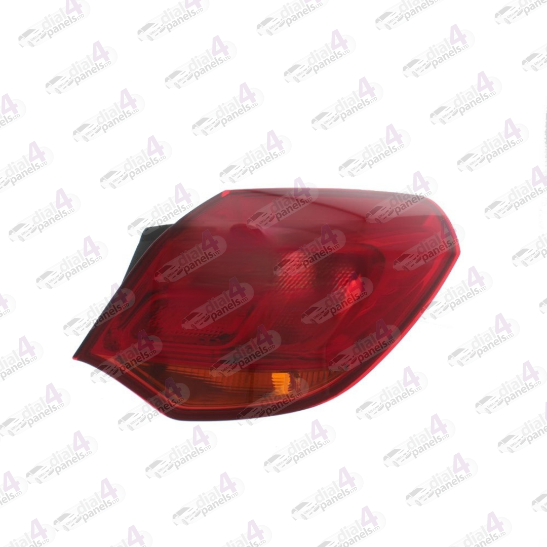 VAUXHALL ASTRA HATCH 2010-2014 REAR LAMP OUTER RED RIGHT 1222088 - 13306454