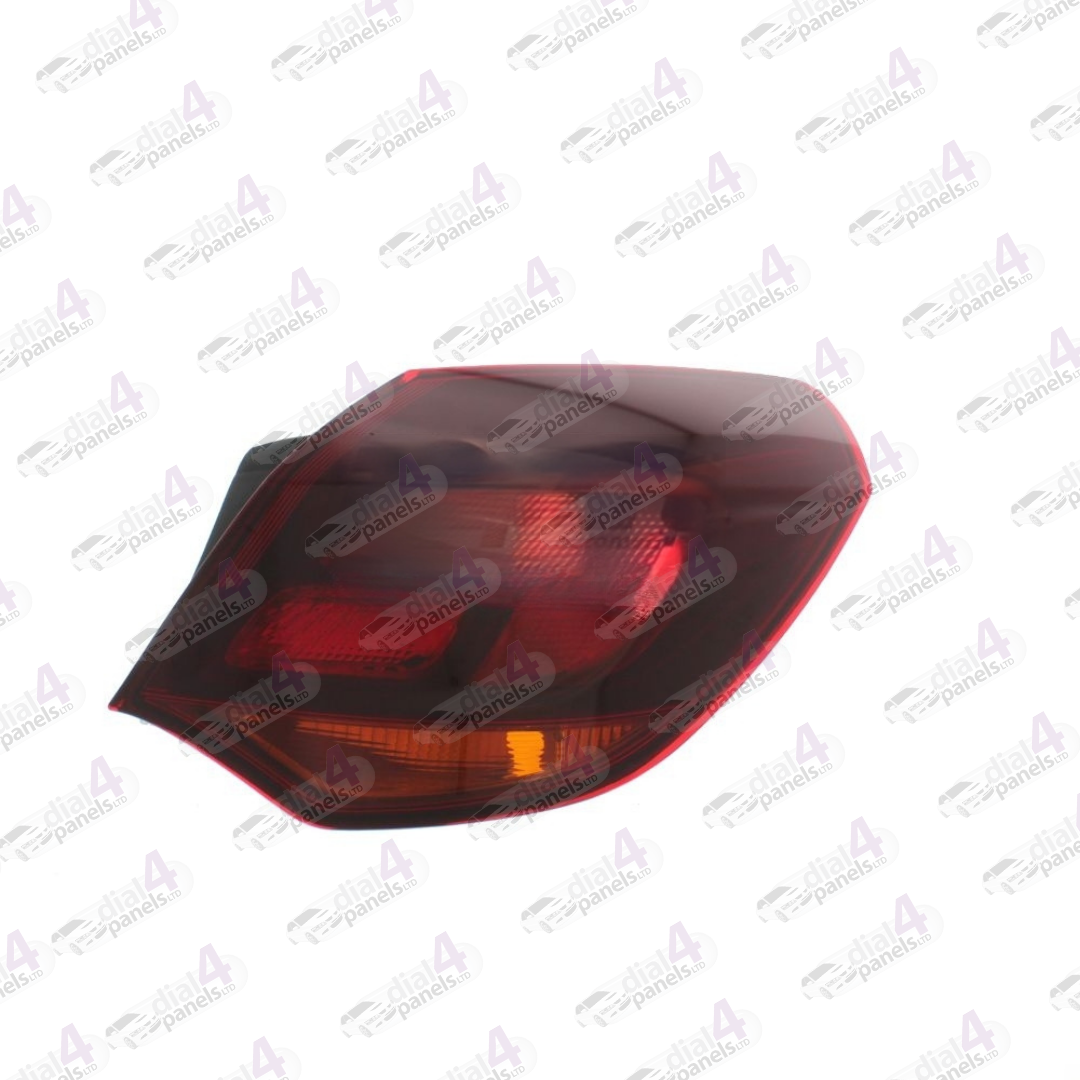 VAUXHALL ASTRA HATCH 2010-2014 REAR LAMP OUTER SMOKE RED RIGHT 1222208 - 13319948