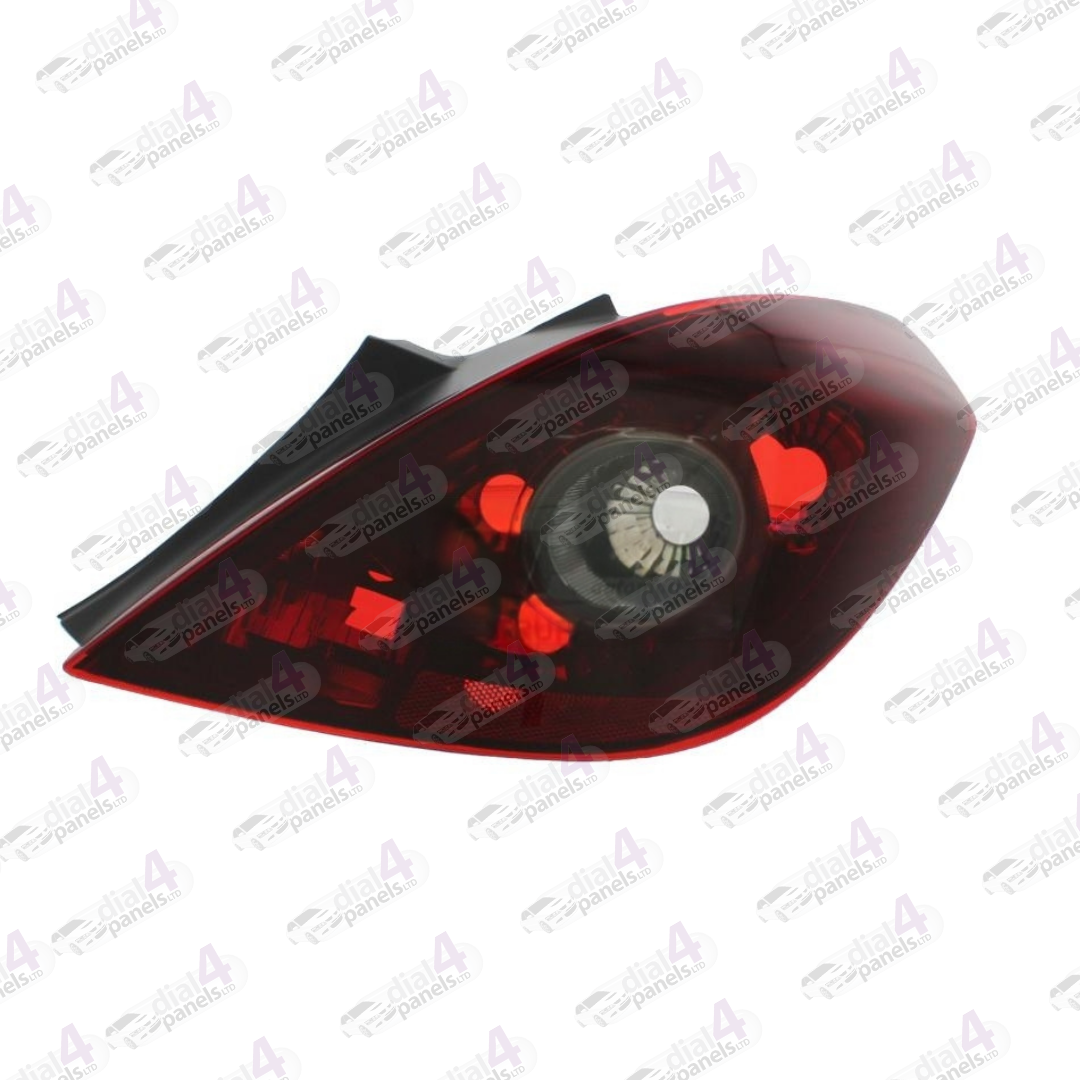 VAUXHALL CORSA 2006-2014 REAR LAMP DARK RED SMOKED INDICATOR 3 DOOR RIGHT 1222148 - 93189400