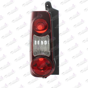 PEUGEOT PARTNER 2008-2018 REAR LAMP TWIN DOOR DARK RED SURROUND LEFT 1680022680 - 9677205580