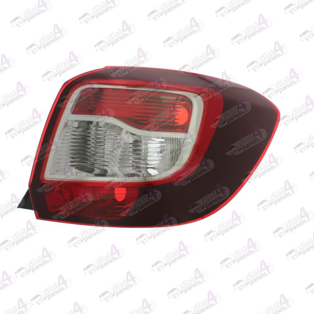 DACIA SANDERO STEPWAY 2012-2017 REAR LAMP DARK RED SURROUND CLEAR INDICATOR RIGHT