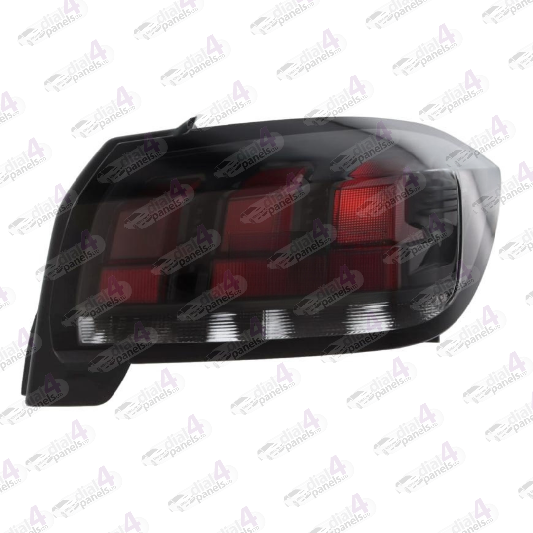 PEUGEOT 208 2019> REAR LAMP DARK RED CLEAR NON-LED RIGHT