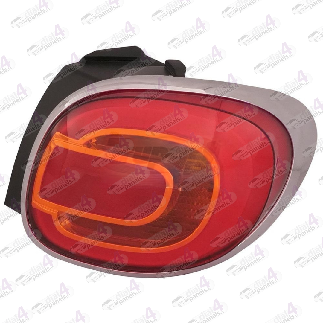 FIAT 500L 2012-2017 REAR LAMP CHROME SURROUND LED RIGHT 51978050