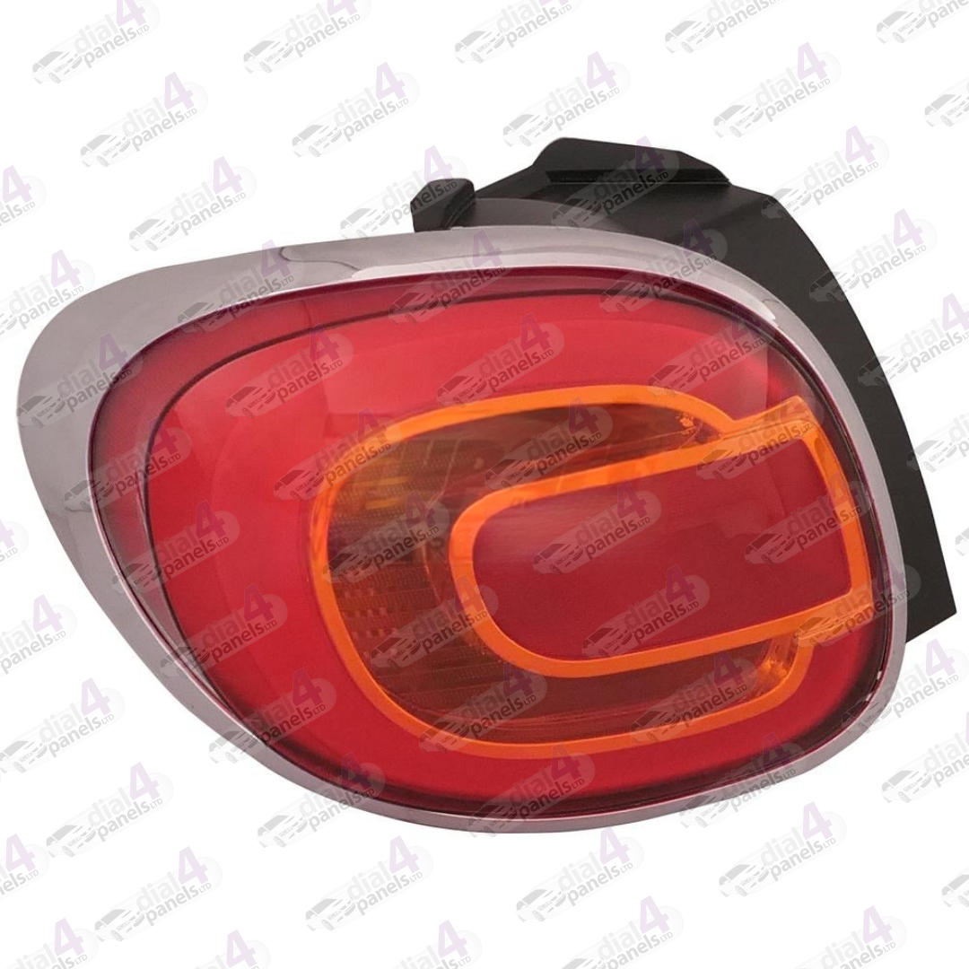 FIAT 500L 2012-2017 REAR LAMP CHROME SURROUND LED LEFT 51978051