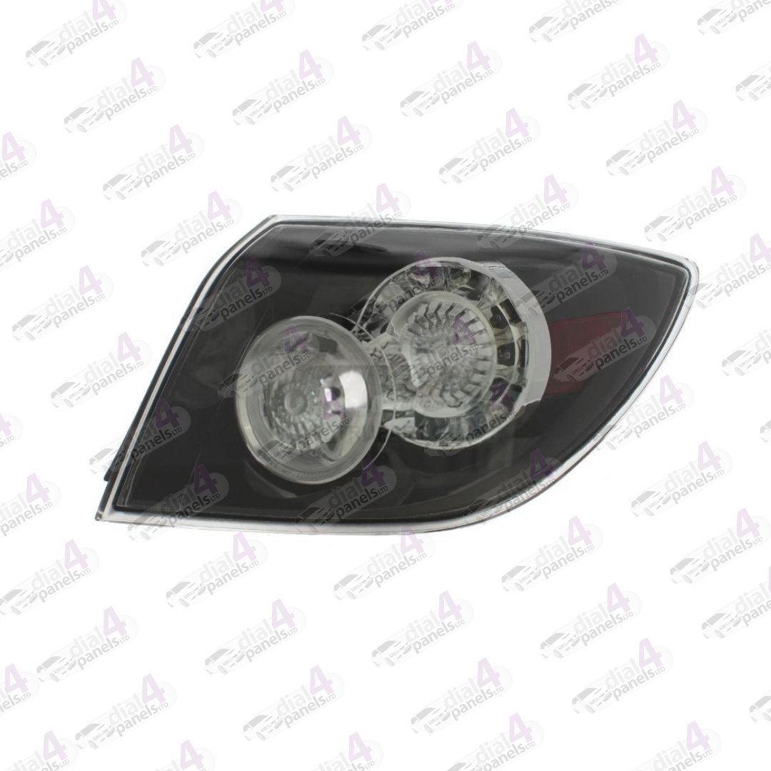MAZDA 3 2004-2009 REAR LAMP SPORT MODEL BLACK CLEAR CLEAR INDICATOR LED RIGHT