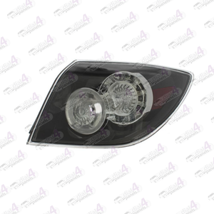 MAZDA 3 2004-2009 REAR LAMP SPORT MODEL BLACK CLEAR CLEAR INDICATOR LED RIGHT