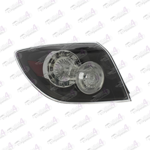 MAZDA 3 2004-2009 REAR LAMP SPORT MODEL BLACK CLEAR CLEAR INDICATOR LED LEFT