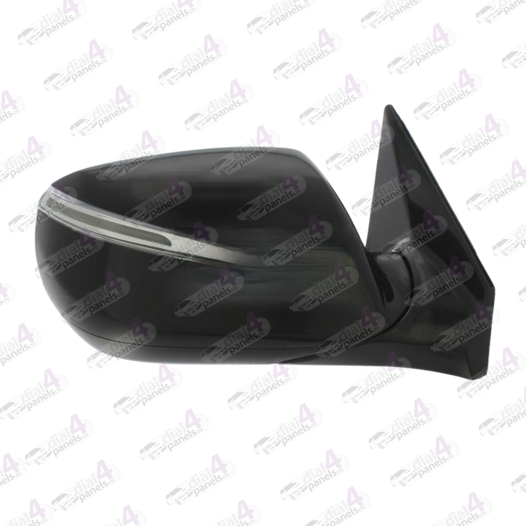 HYUNDAI SANTA FE 2012-2014 DOOR MIRROR ELECTRIC HEATED WITH INDICATOR PRIMED BLACK RH