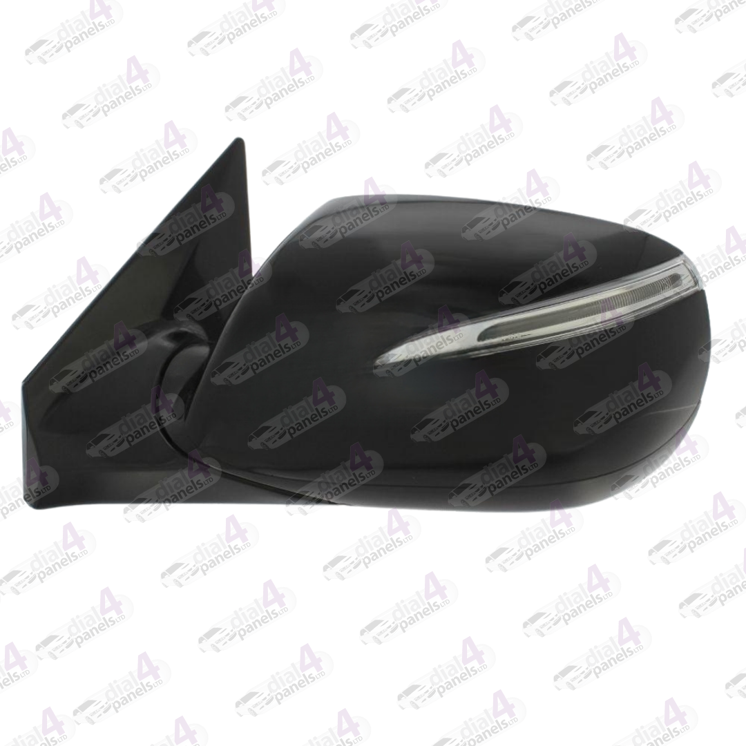 HYUNDAI SANTA FE 2012-2014 DOOR MIRROR ELECTRIC HEATED WITH INDICATOR PRIMED BLACK LH