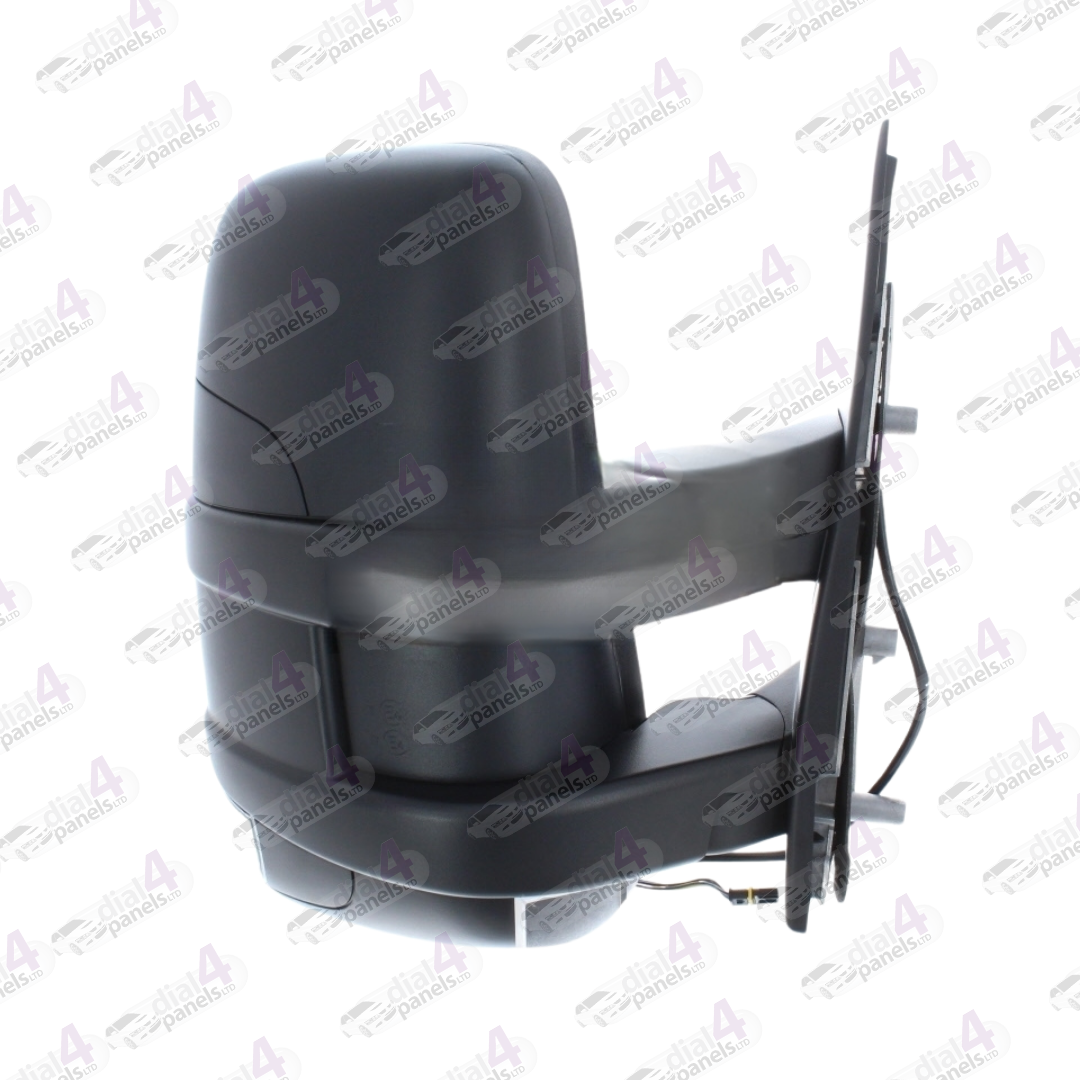 IVECO DAILY 2006-2010 DOOR MIRROR SHORT ARM MANUAL WITH INDICATOR BLACK RH