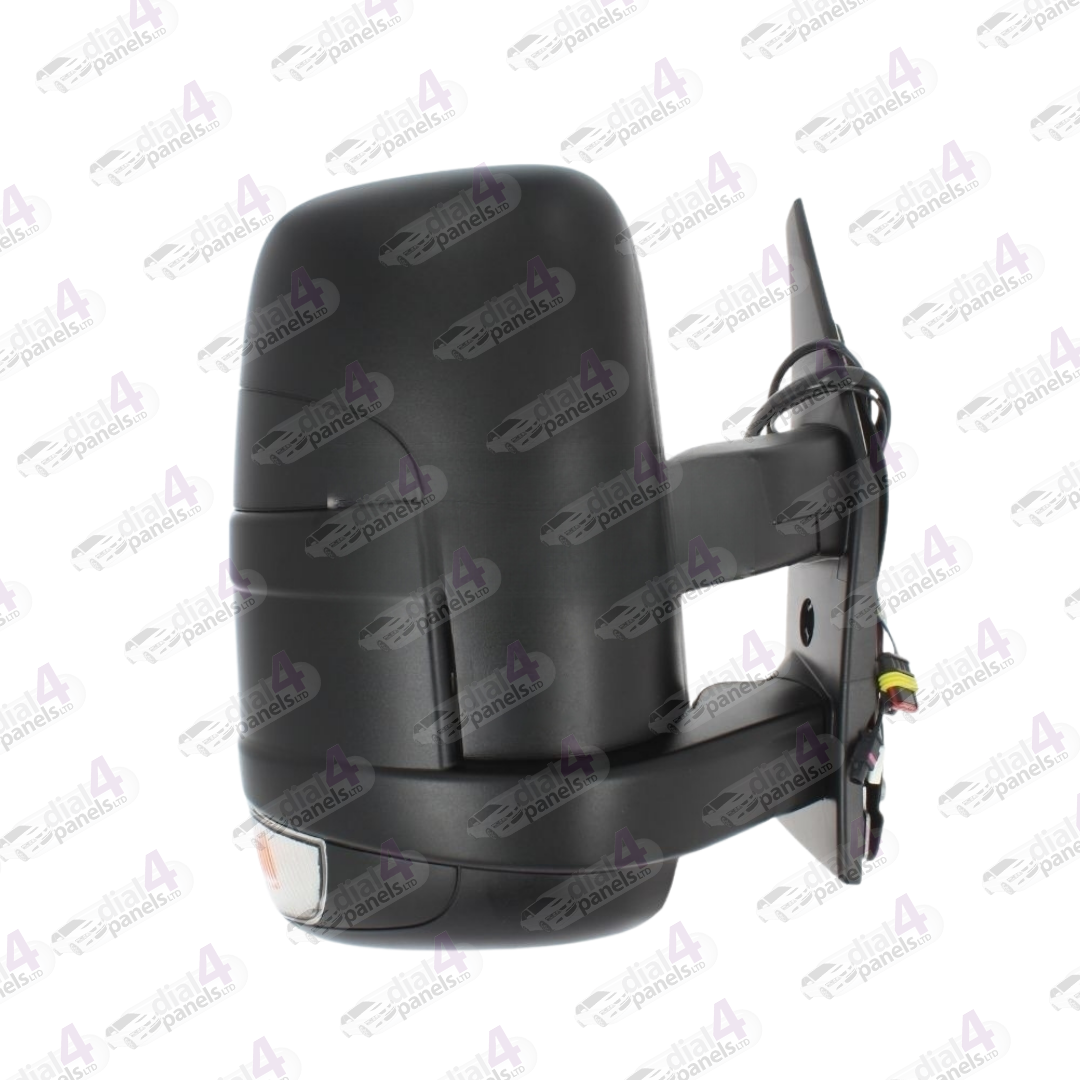 IVECO DAILY 2006-2010 DOOR MIRROR SHORT ARM ELECTRIC HEATED POWER FOLD WITH INDICATOR BLACK RH