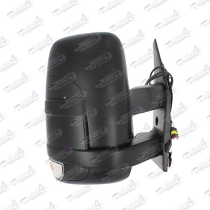 IVECO DAILY 2006-2010 DOOR MIRROR SHORT ARM ELECTRIC HEATED POWER FOLD WITH INDICATOR BLACK RH