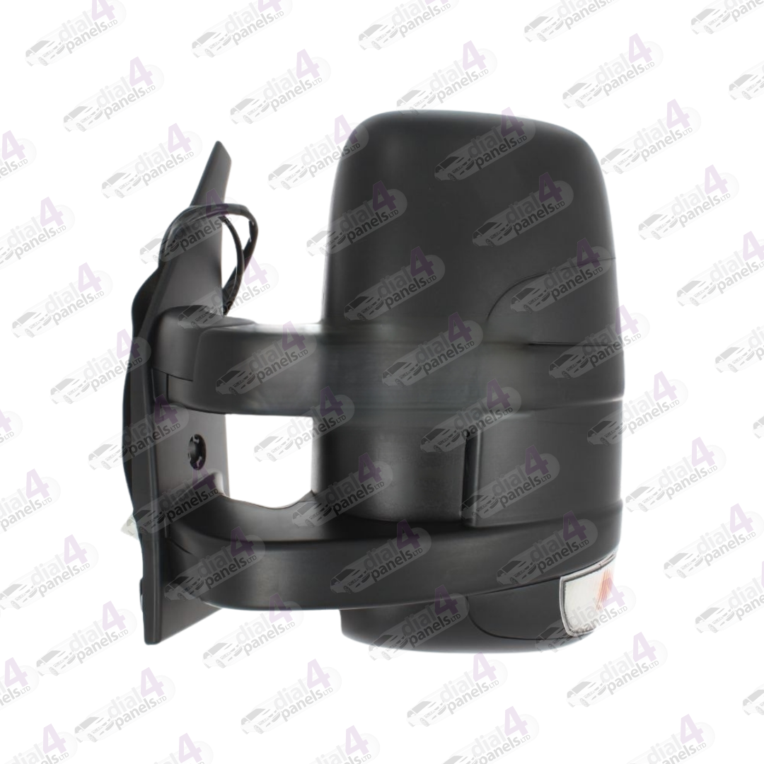 IVECO DAILY 2006-2010 DOOR MIRROR SHORT ARM ELECTRIC HEATED POWER FOLD WITH INDICATOR BLACK LH