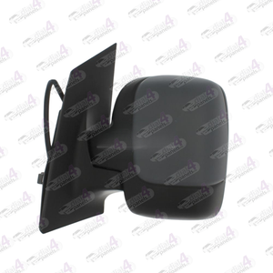 FIAT SCUDO 2007-2016 DOOR MIRROR (SINGLE GLASS) ELECTRIC HEATED POWER FOLD PRIMED LH