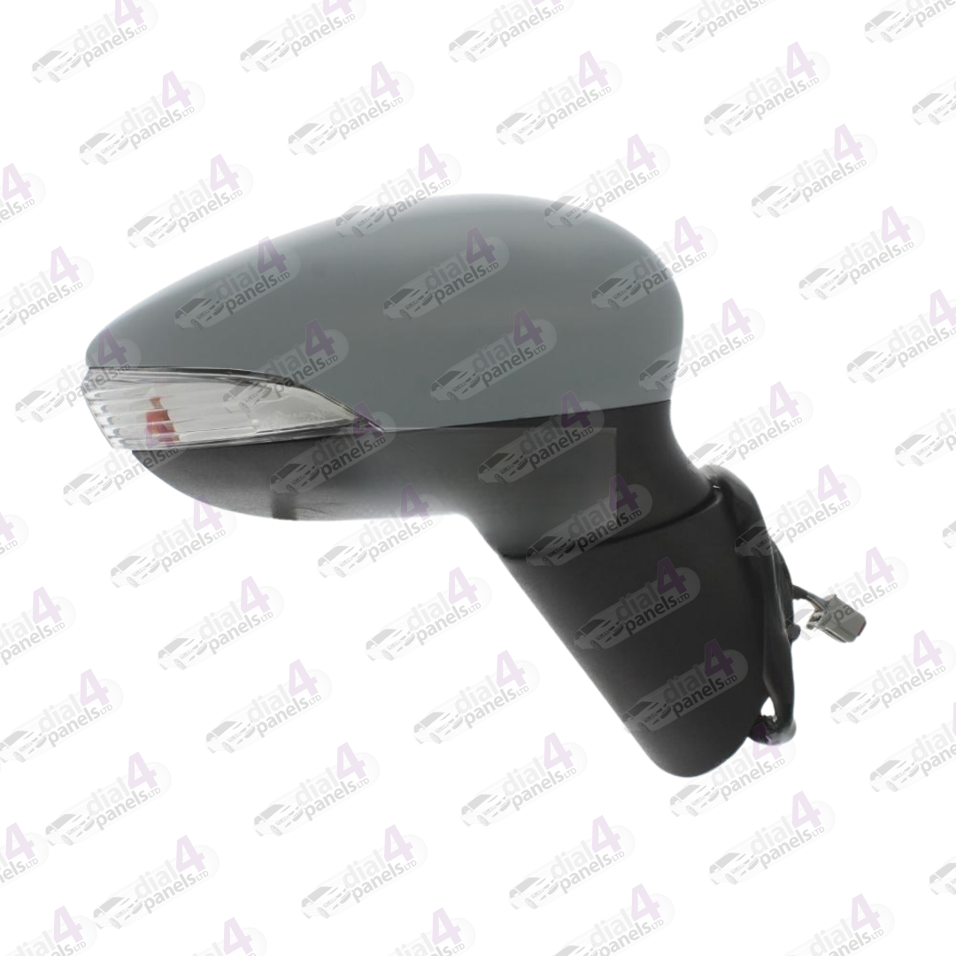 FORD B MAX 2012-2017 DOOR MIRROR ELECTRIC HEATED POWER FOLD WITH INDICATOR PRIMED (8 PIN) RH