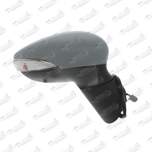 FORD B MAX 2012-2017 DOOR MIRROR ELECTRIC HEATED POWER FOLD WITH INDICATOR PRIMED (8 PIN) RH