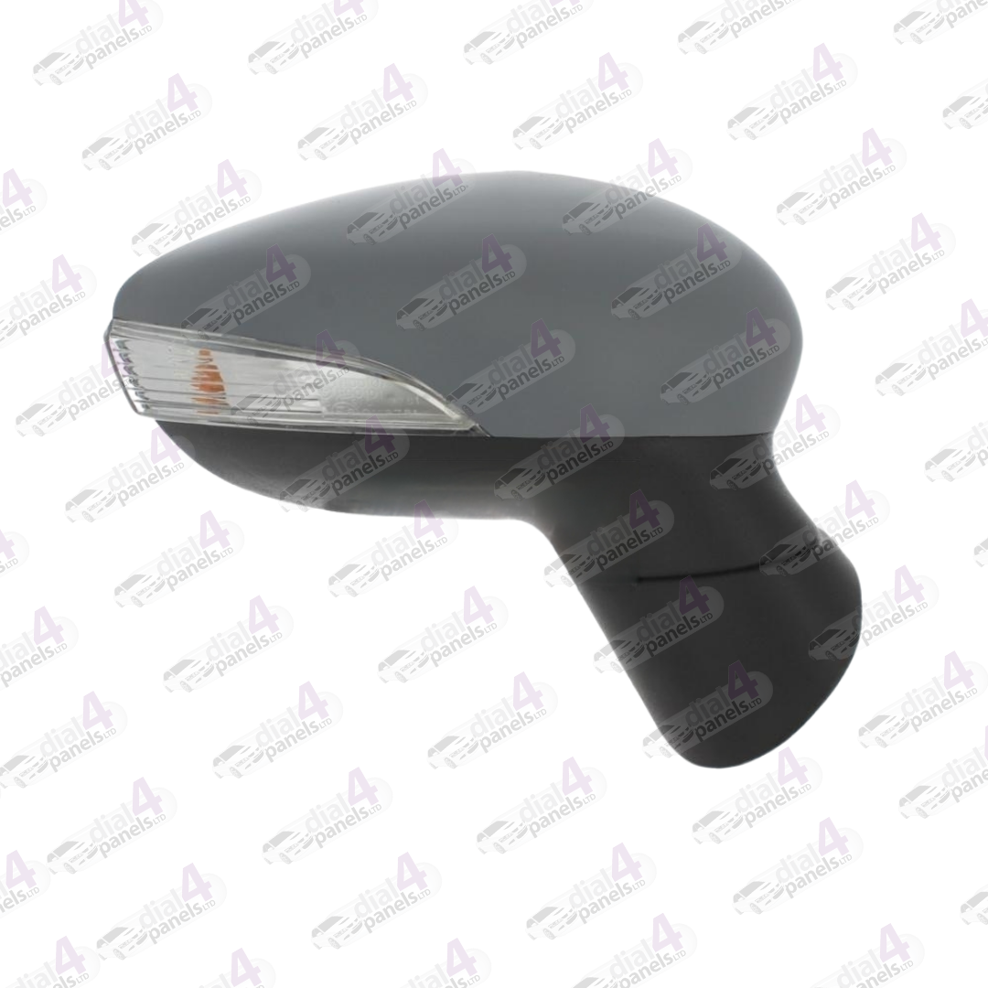 FORD FIESTA 2008-2012 DOOR MIRROR ELECTRIC HEATED PRIMED WITH INDICATOR 6 PIN 8 HOLE PLUG RH