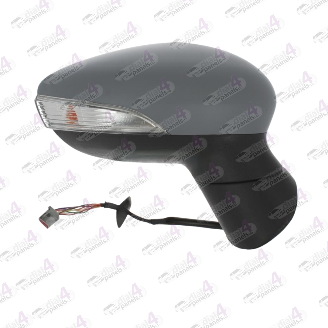 FORD FIESTA 2008-2012 DOOR MIRROR ELECTRIC HEATED POWER FOLD PRIMED WITH INDICATOR 8 PIN PLUG RH
