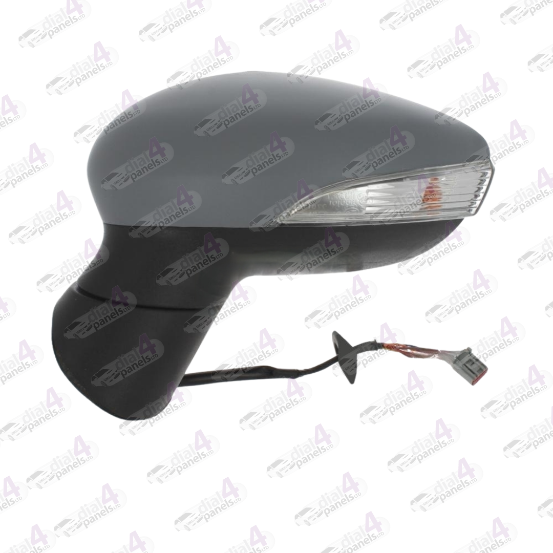 FORD FIESTA 2008-2012 DOOR MIRROR ELECTRIC HEATED POWER FOLD PRIMED WITH INDICATOR 8 PIN PLUG LH