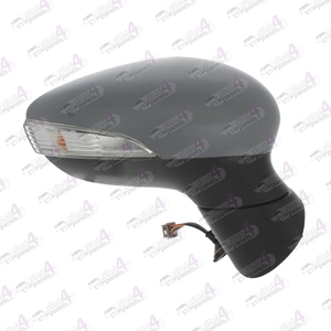 FORD FIESTA 2012-2017 DOOR MIRROR ELECTRIC HEATED PRIMED WITH INDICATOR 10 HOLE PLUG RH