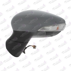 FORD FIESTA 2012-2017 DOOR MIRROR ELECTRIC HEATED PRIMED WITH INDICATOR 10 HOLE PLUG LH