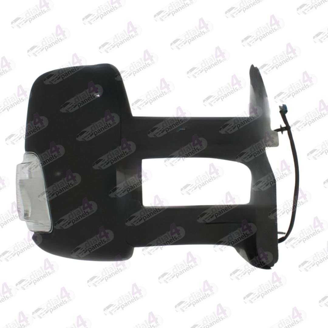 FORD TRANSIT 2014-2019 DOOR MIRROR LONG ARM ELECTRIC HEATED CLEAR INDICATOR BLACK RH