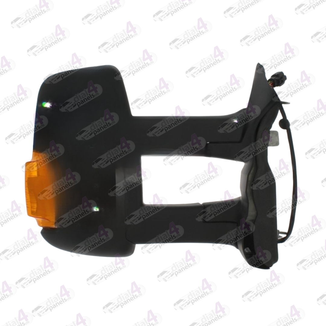 FORD TRANSIT 2014-2019 DOOR MIRROR LONG ARM ELECTRIC HEATED AMBER INDICATOR BLACK RH