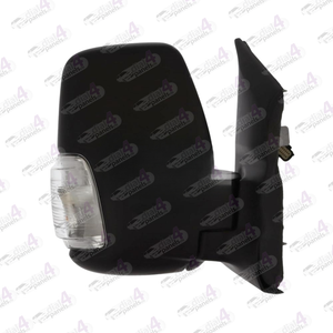 FORD TRANSIT 2019> DOOR MIRROR DOOR MIRROR SHORT ARM ELECTRIC HEATED WITH CLEAR INDICATOR (5W BULB) BLACK RH