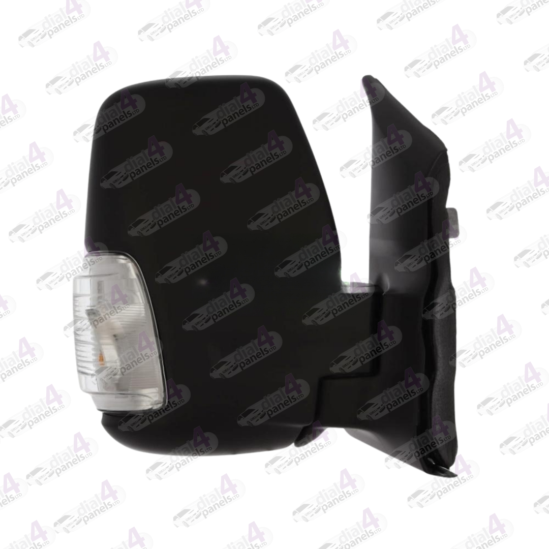 FORD TRANSIT 2019> DOOR MIRROR DOOR MIRROR SHORT ARM ELECTRIC HEATED POWER FOLD WITH CLEAR INDICATOR (5W) BLACK RH