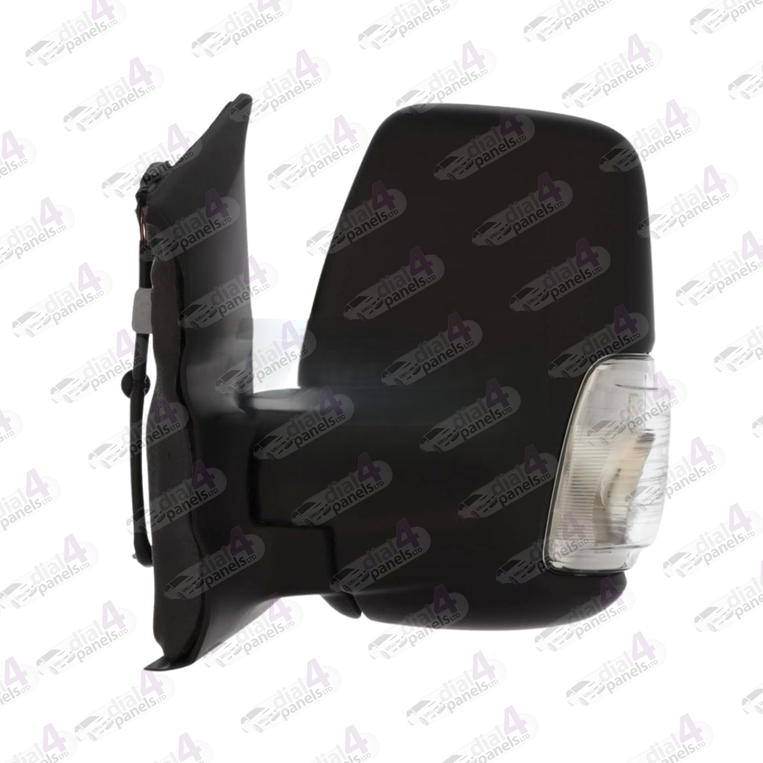 FORD TRANSIT 2019> DOOR MIRROR DOOR MIRROR SHORT ARM ELECTRIC HEATED POWER FOLD WITH CLEAR INDICATOR (16W) BLACK LH