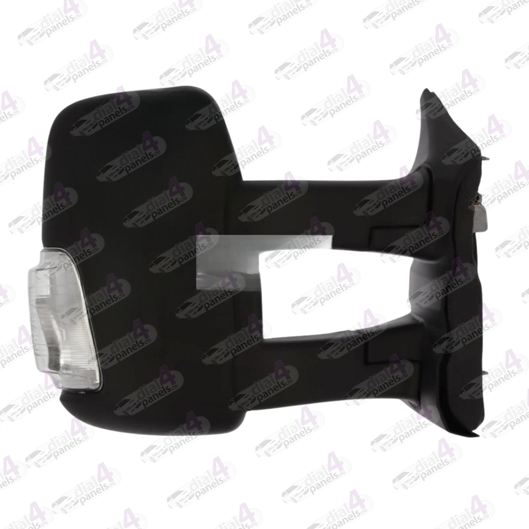 FORD TRANSIT 2019> DOOR MIRROR LONG ARM ELECTRIC HEATED WITH INDICATOR (5W) BLACK CONV RH