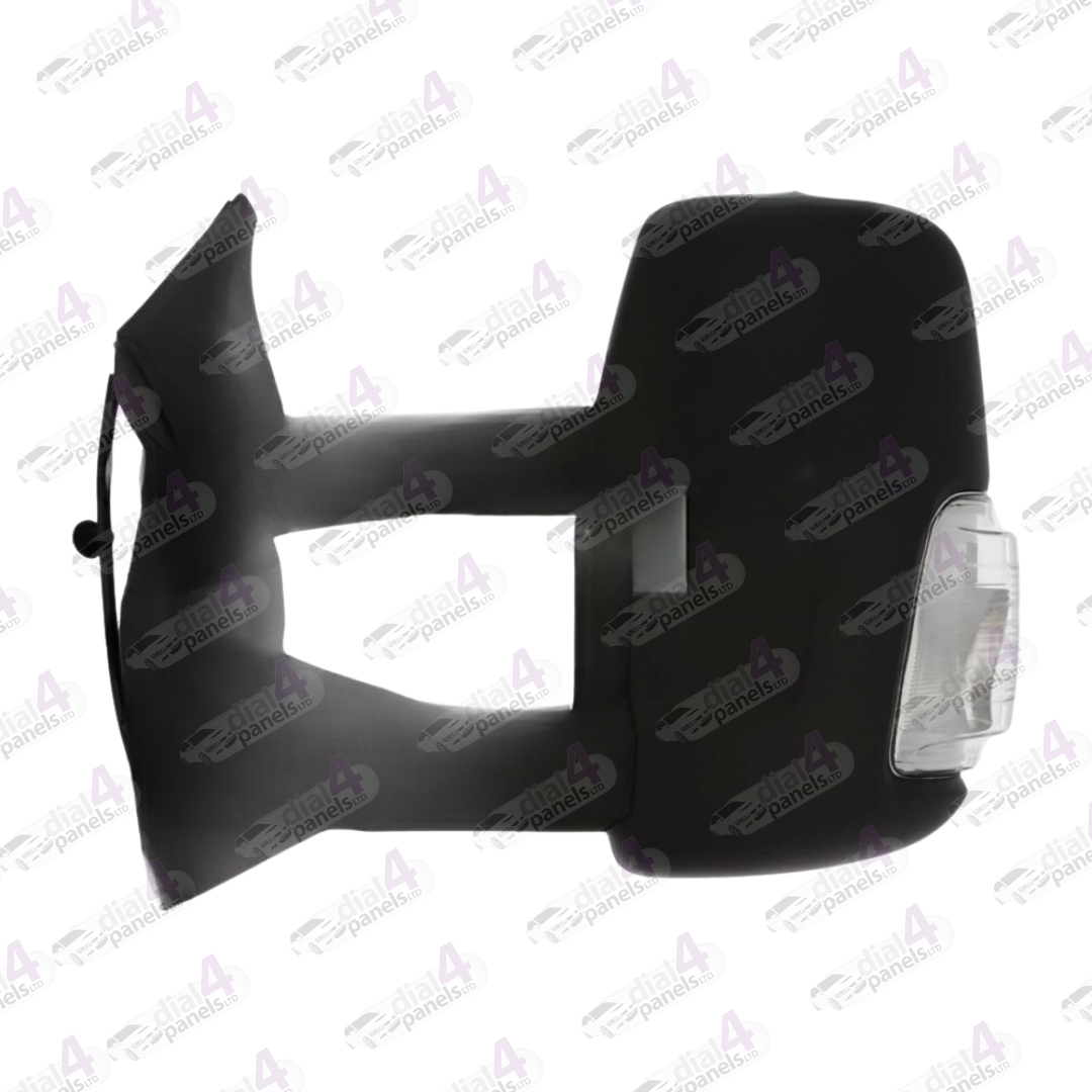 FORD TRANSIT 2019> DOOR MIRROR LONG ARM ELECTRIC HEATED WITH INDICATOR (5W) BLACK CONV LH