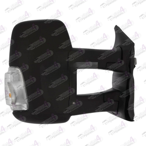 FORD TRANSIT 2019> DOOR MIRROR LONG ARM ELECTRIC HEATED WITH INDICATOR BLACK CONV RH