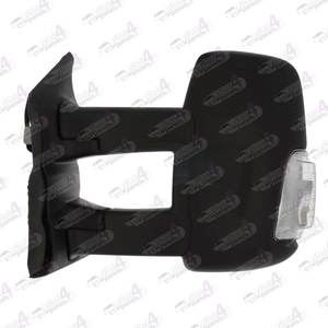 FORD TRANSIT 2019> DOOR MIRROR LONG ARM ELECTRIC HEATED WITH INDICATOR BLACK CONV LH