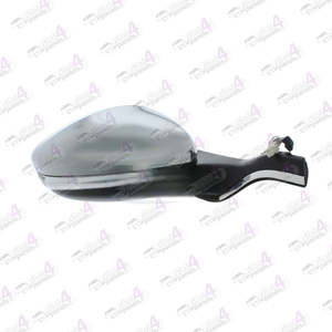 PEUGEOT 2008 2013-2019 DOOR MIRROR ELECTRIC HEATED POWER FOLD WITH INDICATOR BLACK ARM CHROME TRIM& COVER TEMPERATURE SENSOR RH